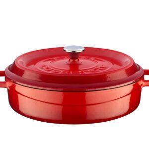 LAVA steypujárns pottapanna Rauð - 24 cm