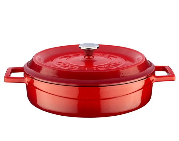 LAVA steypujárns pottapanna Rauð - 24 cm