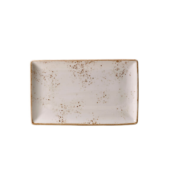 CRAFT ferkantaður diskur 27 x 17 cm - White
