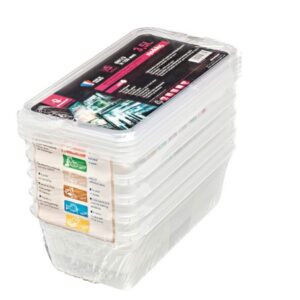 Geymslubox plast 1/3 gn – 100 – 5 st í pakka