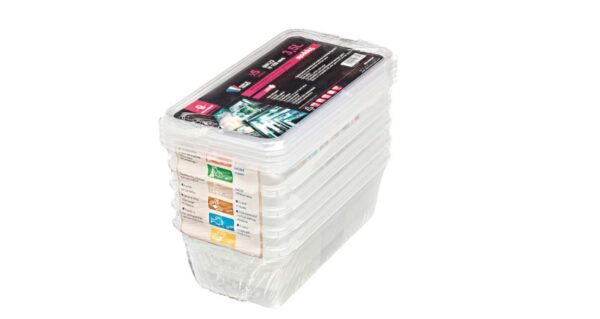 Geymslubox plast 1/3 gn – 100 – 5 st í pakka