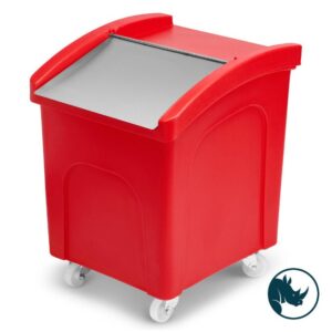 Hráefnadallur rauður - 140 ltr
