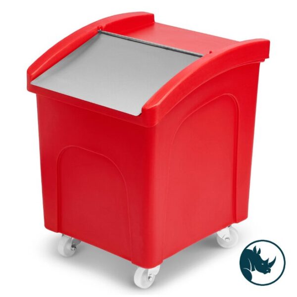 Hráefnadallur rauður - 140 ltr