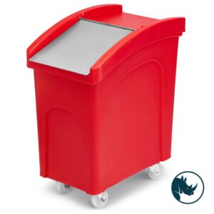 Hráefnadallur rauður - 90 ltr