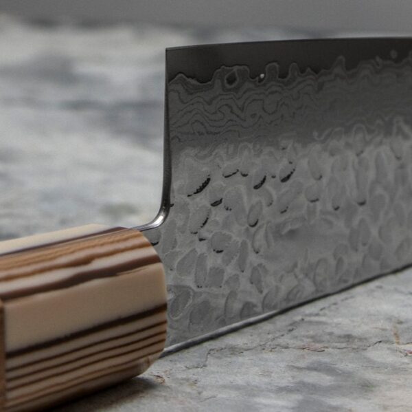 Kotetsu Damascus Santoku hnífur - 18 cm - Image 7