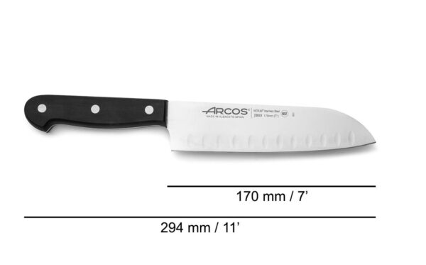 ARCOS Santoku hnífur 170 mm - Image 4