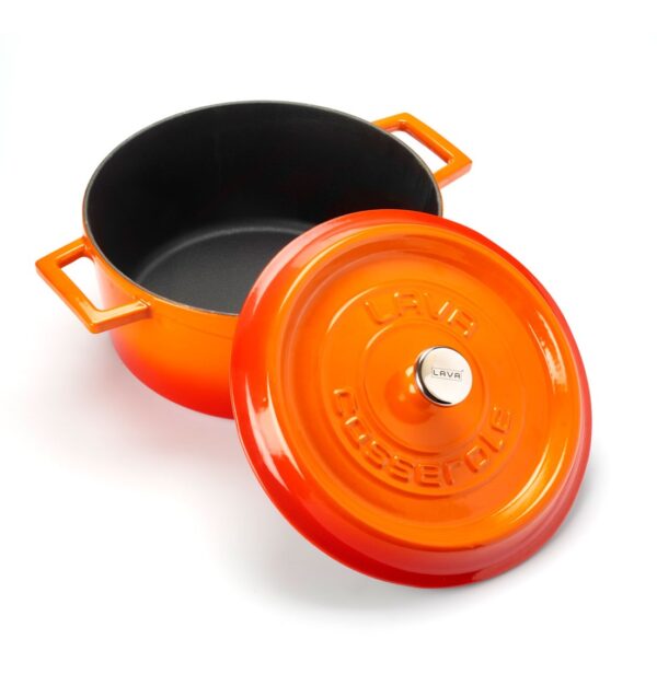 LAVA Pottjárnspottur  Appelsínugulur - 28 cm - Image 2