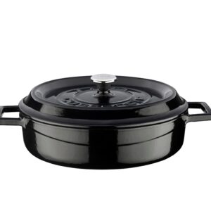 LAVA Pottjárnspottur Svartur - 32 cm.