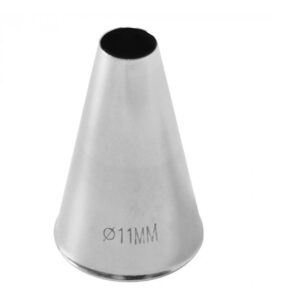 Stál tjulla fyrir sprautupoka slétt -11 mm