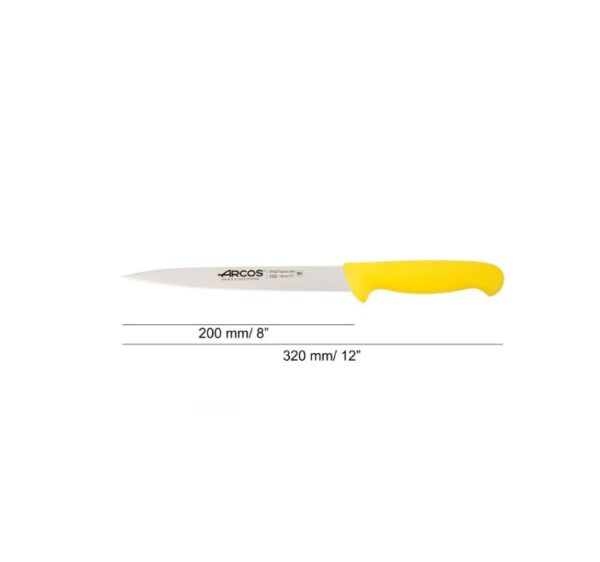 ARCOS Fillet hnífur Gulur - 200 mm - Image 2