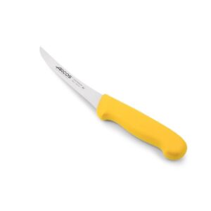 ARCOS Úrbeiningarhnífur boginn  Gulur - 140 mm