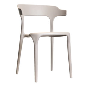 HBE Stóll með stuðning grár