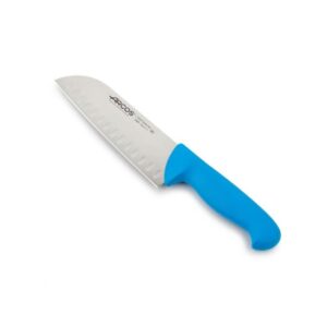 ARCOS Santoku scalloped 180 mm - Blár