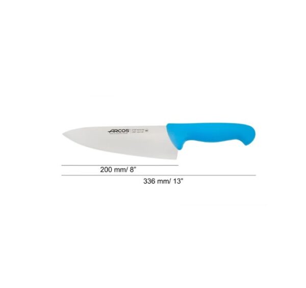 ARCOS Chef´s hnífur Blár - 200 mm - Image 4