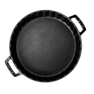 LAVA steypujárns Bökuform með handfangi 30 cm - Svart