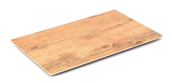 PUJADAS melamin bakki með  viðaráferð - 40 x 25 cm