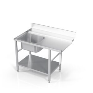 NOVAMETA Vaskaborð að uppþvottavél  - 120 cm