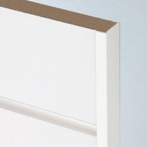 HBE Panillisti á enda hvítur -  240 cm.