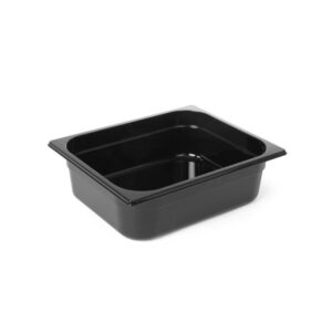 PUJADAS Melamin bakki svartur 1/2 GN – 6,5 cm