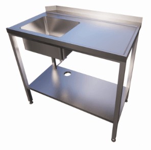 Vitrum Vaskatengiborð vinstra megin á vél 160x70x90