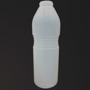 Plast skvísa með hvítu loki - 1000 ml
